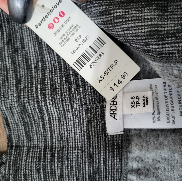 Ardene Fleece Lined Zip Up Leggings - Picture 3 of 4